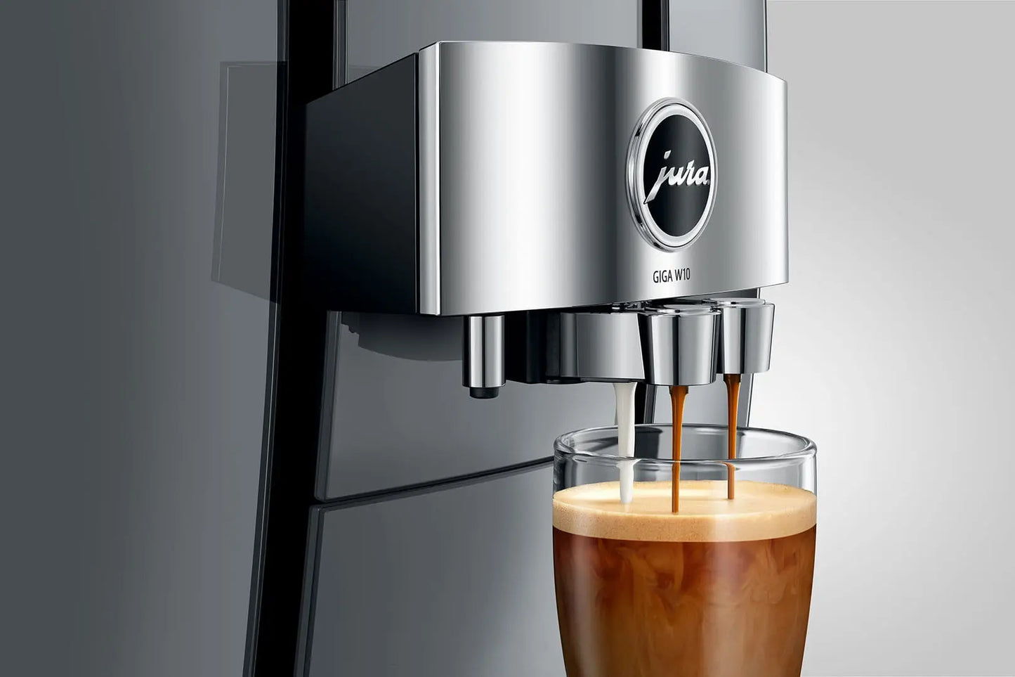 Jura GIGA W10 Diamond Silver (EA) Der Premium-Vollautomat für Premium-Arbeitsplätze