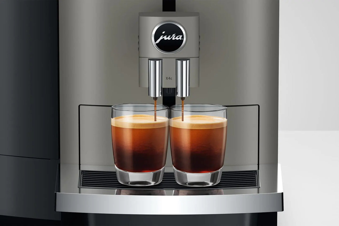 Jura X4c - Dark Inox (EA) Der telemetriefähige Profi für Pure Coffee