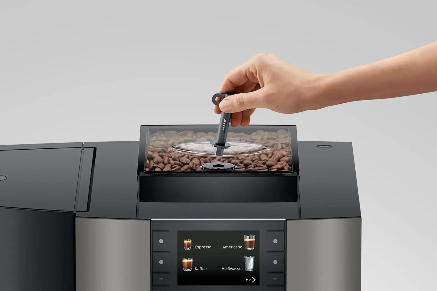 Jura X4c - Dark Inox (EA) Der telemetriefähige Profi für Pure Coffee