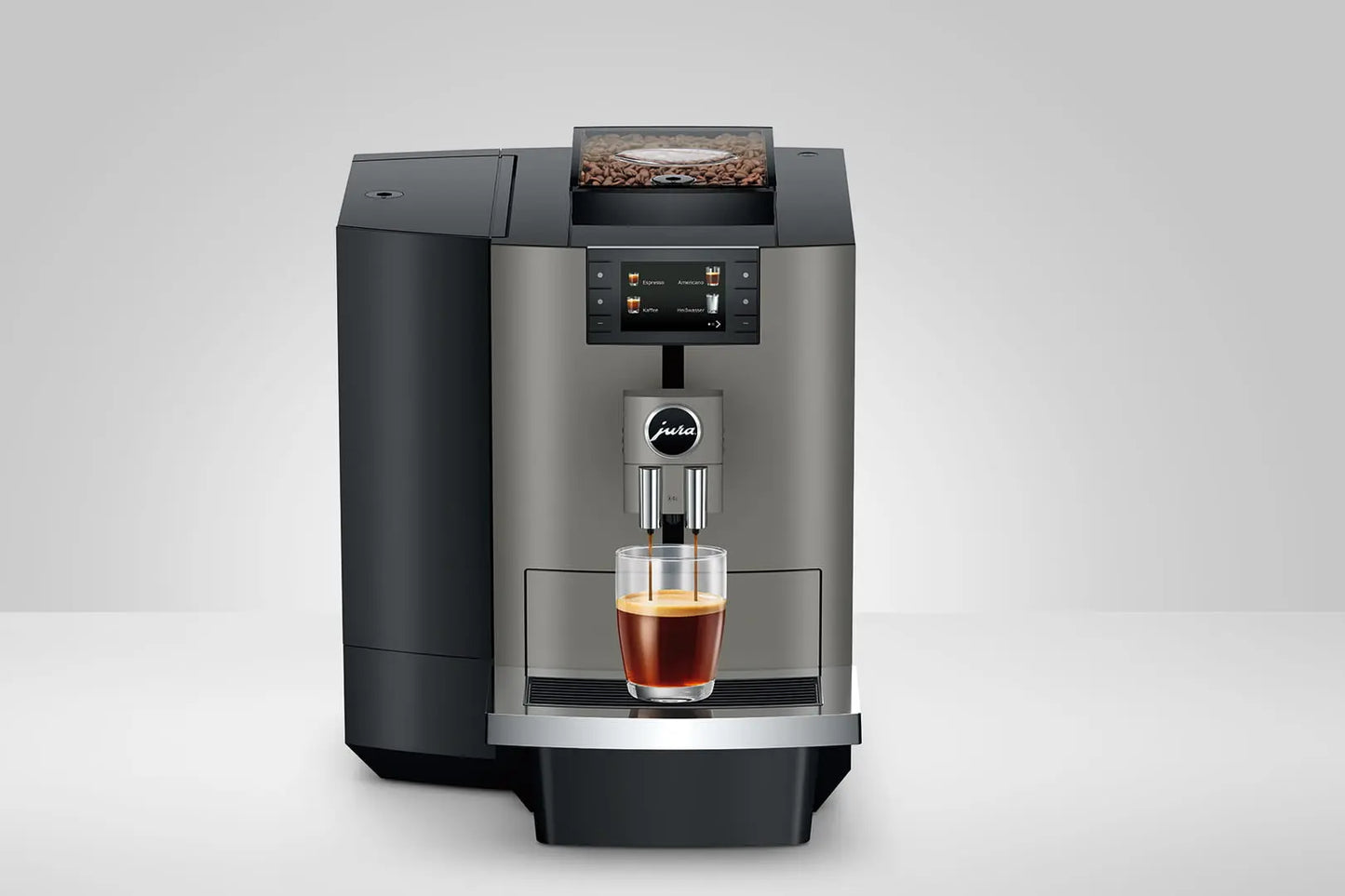 Jura X4c - Dark Inox (EA) Der telemetriefähige Profi für Pure Coffee