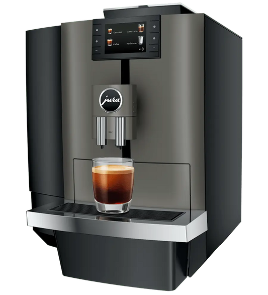 Jura X4c - Dark Inox (EA) Der telemetriefähige Profi für Pure Coffee