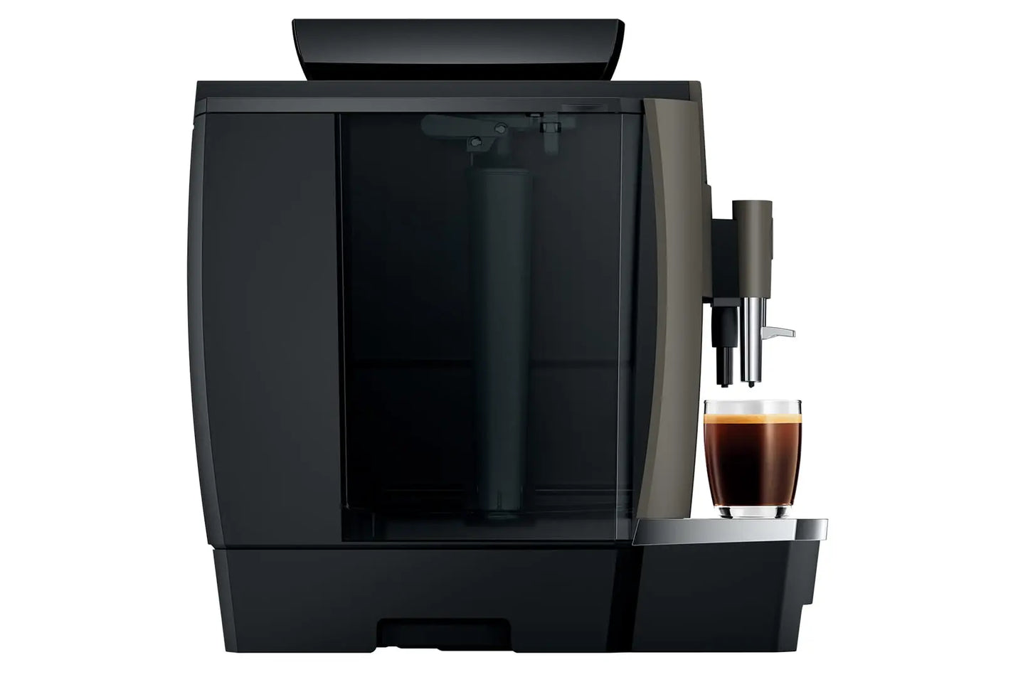 Jura W4 - Dark Inox (EA) Pure-Coffee-Vollautomat in kompakter Businessgröße