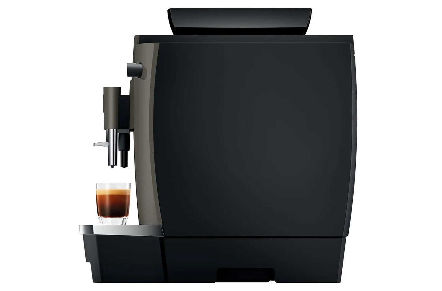 Jura W4 - Dark Inox (EA) Pure-Coffee-Vollautomat in kompakter Businessgröße