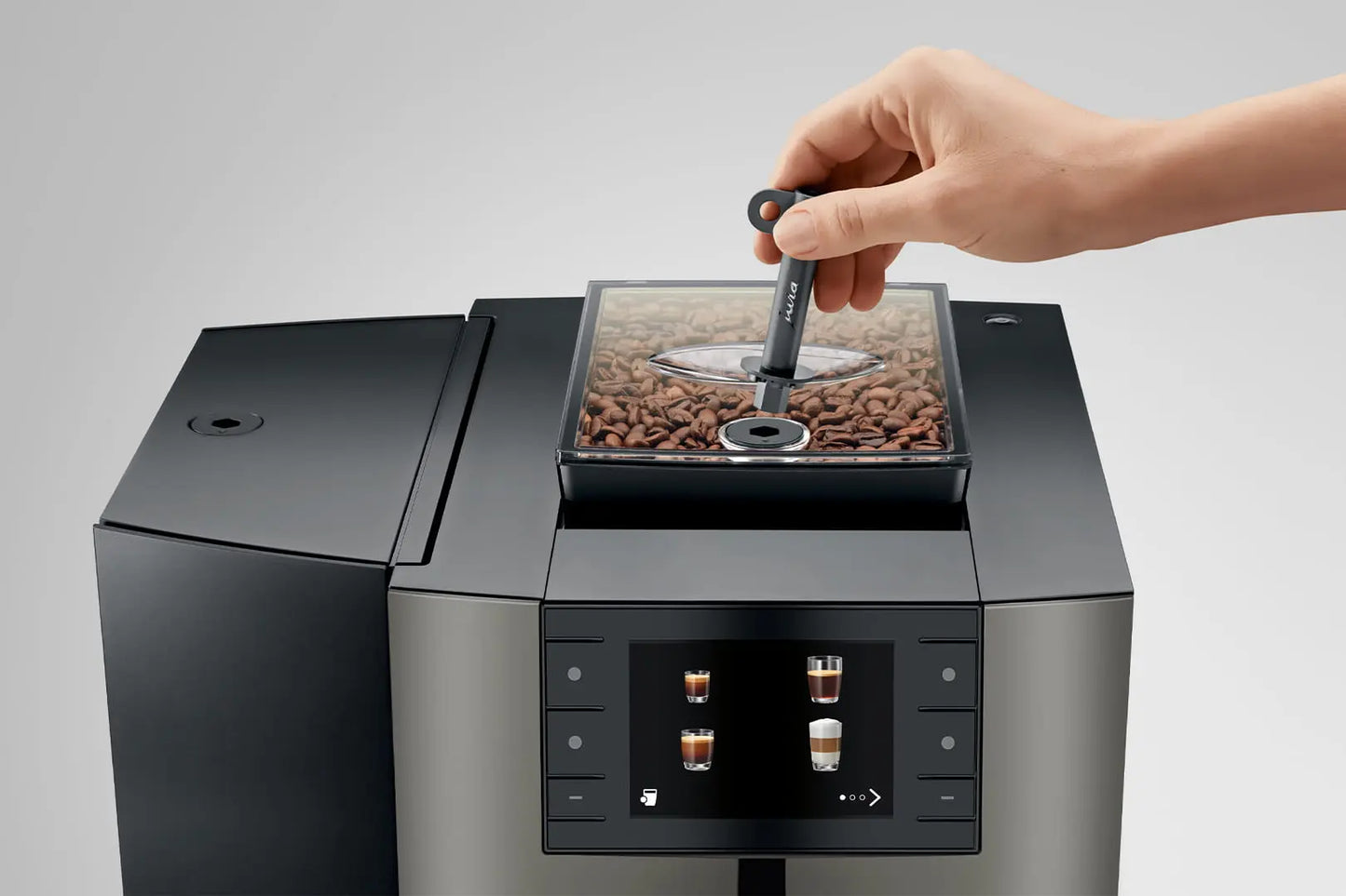 Jura X10 - Dark Inox (EB) Der telemetriefähige Profi für Hot und Cold