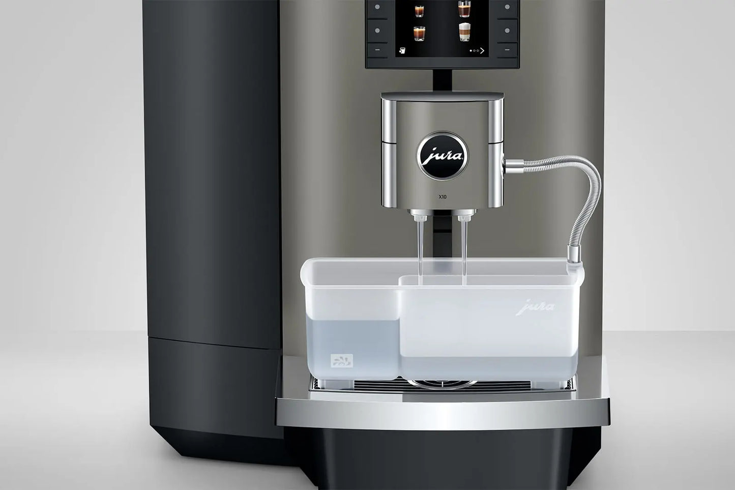 Jura X10 - Dark Inox (EB) Der telemetriefähige Profi für Hot und Cold