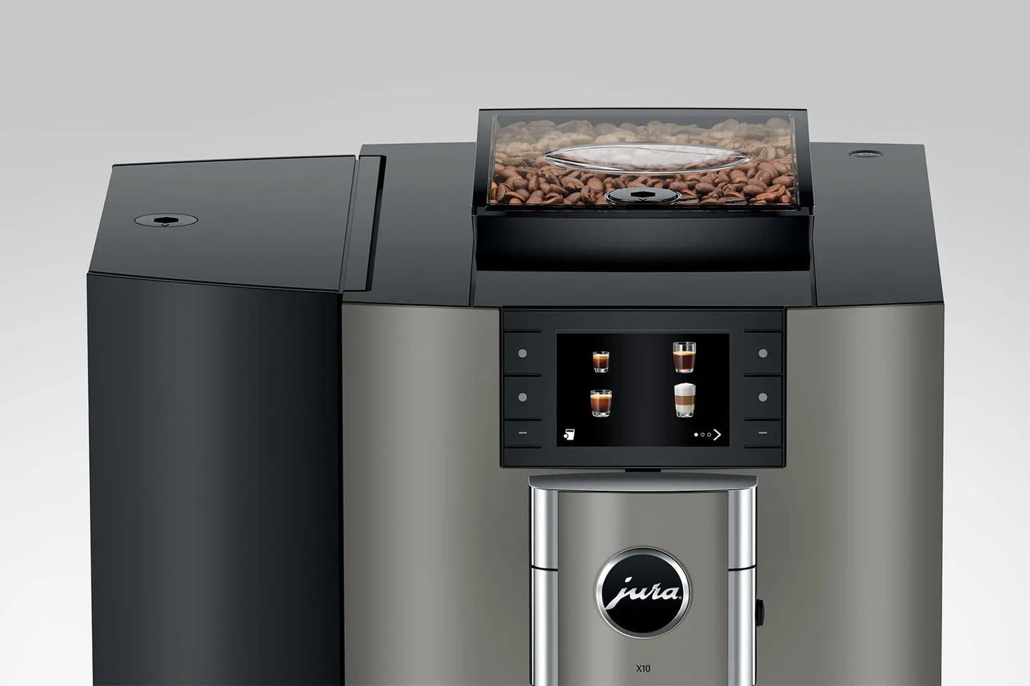 Jura X10 - Dark Inox (EB) Der telemetriefähige Profi für Hot und Cold