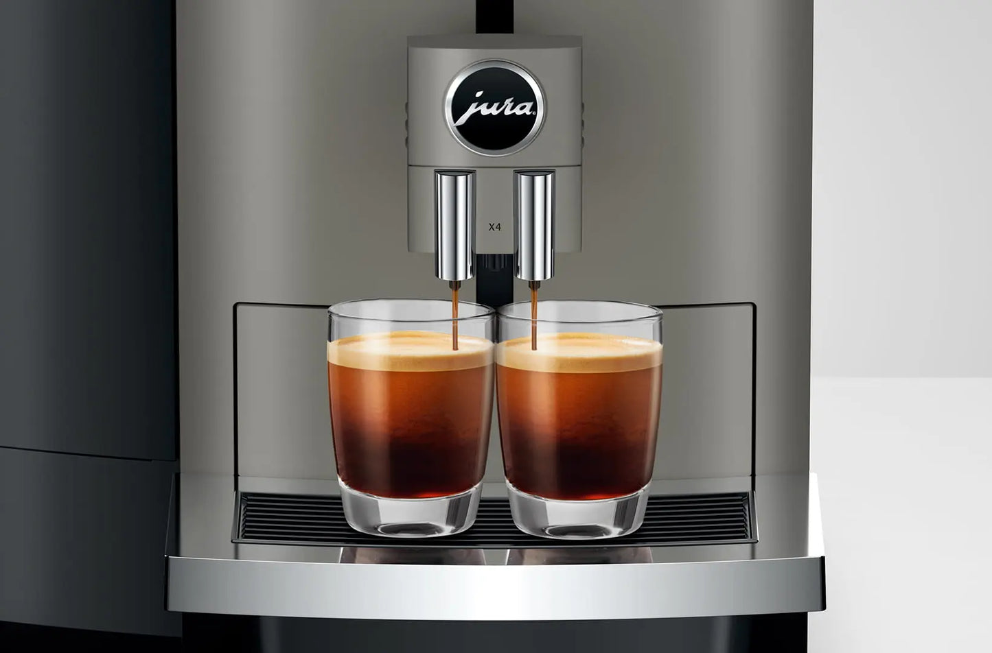 Jura X4 - Dark Inox (EB) Der telemetriefähige Profi für Pure Coffee