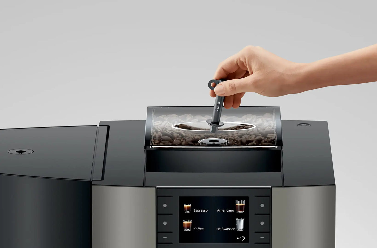 Jura X4 - Dark Inox (EB) Der telemetriefähige Profi für Pure Coffee