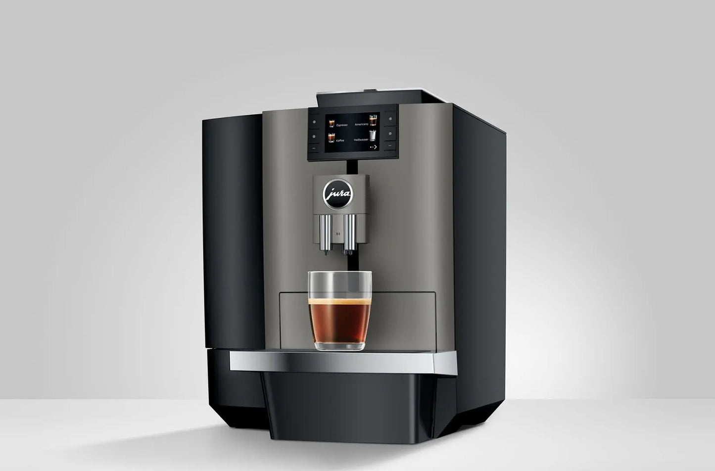 Jura X4 - Dark Inox (EB) Der telemetriefähige Profi für Pure Coffee